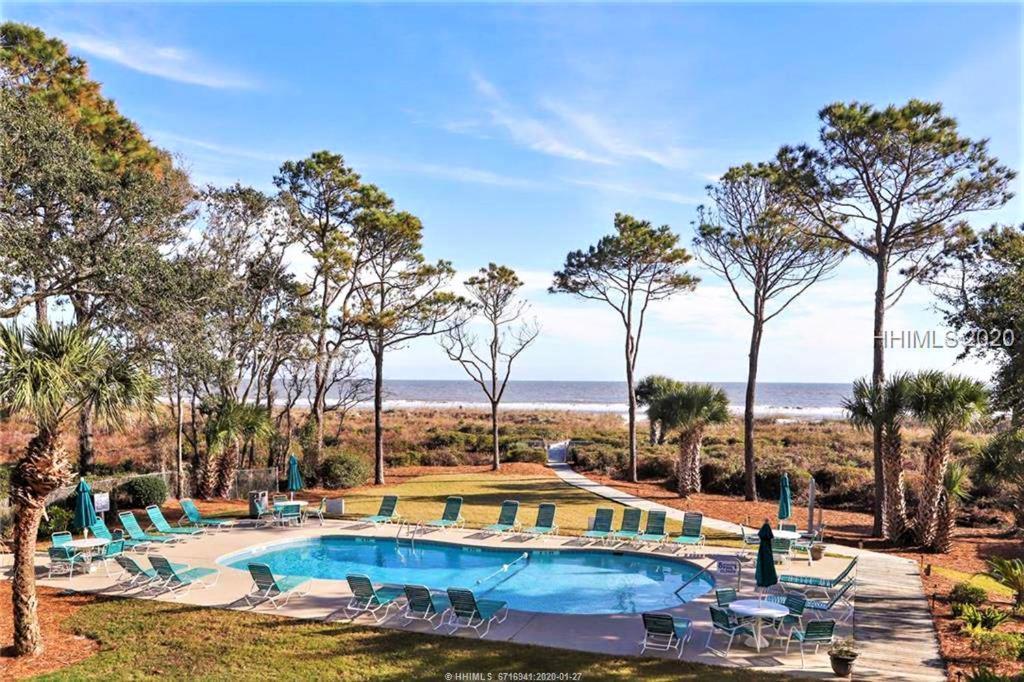 Direct Oceanfront Private Villa Overlooking Pool/Beach - South Forest Beach - Right Next To Coligny Plaza Hilton Head Island Exterior foto